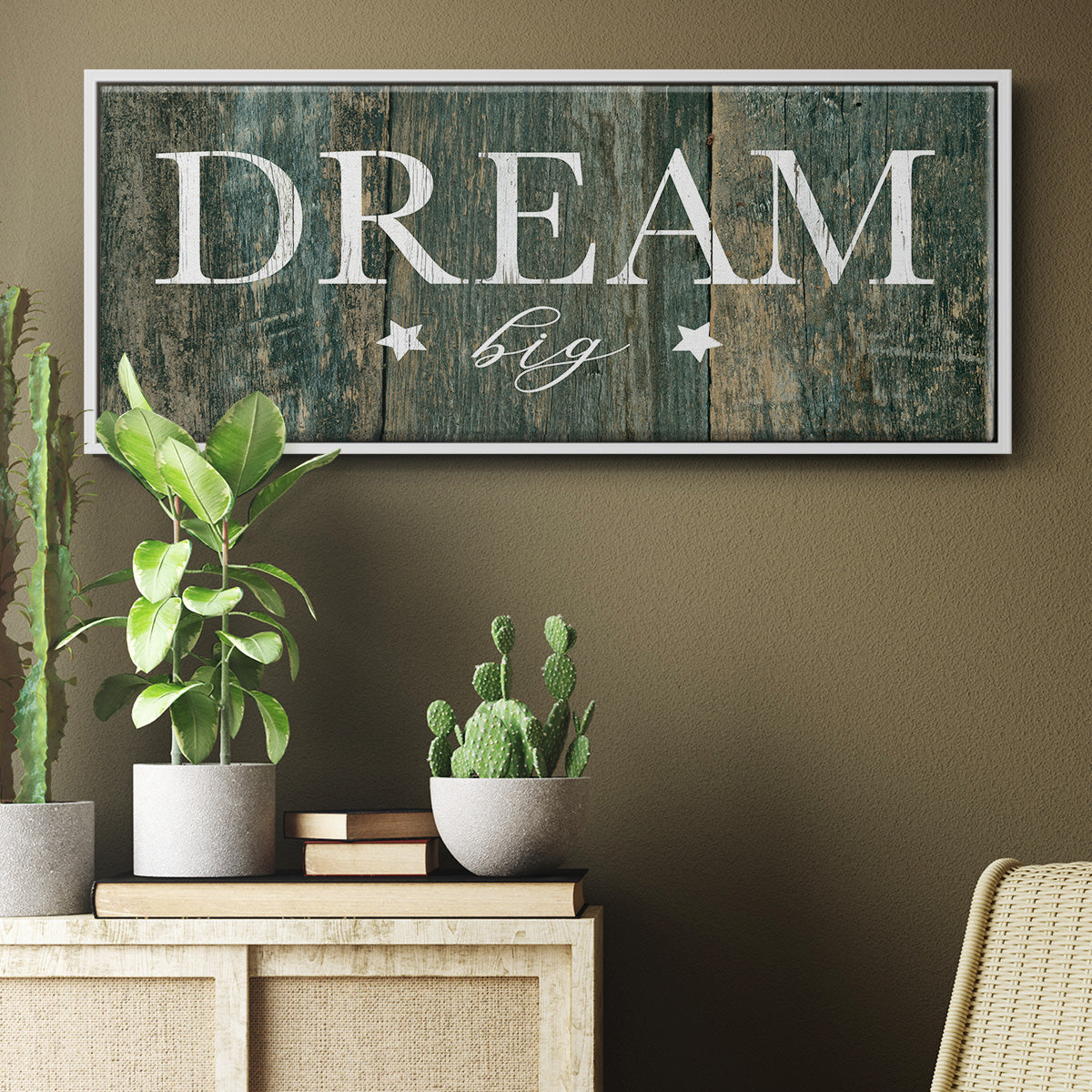 Dream Big - Floater Framed Canvas Print