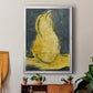 Urban Pear II - Modern Framed Canvas Print