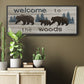 Bears Welcome - Floater Framed Canvas Print