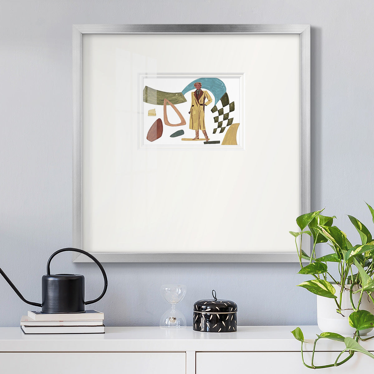 Vintage Vibes III Premium Framed Print Double Matboard