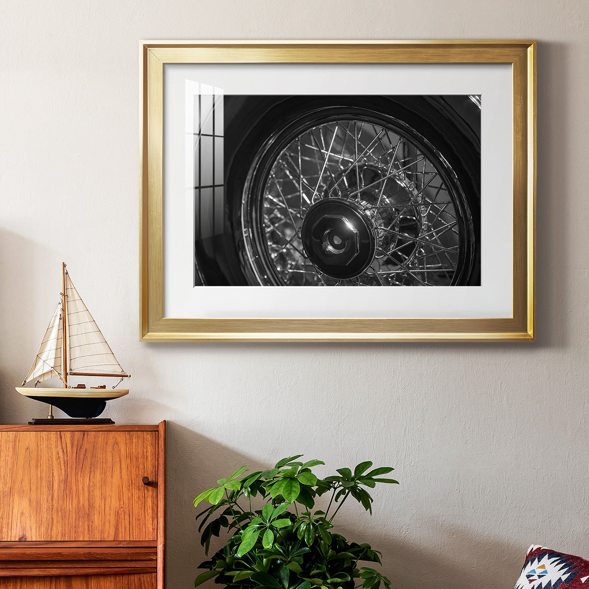 Vroom I Premium Framed Print - Ready to Hang