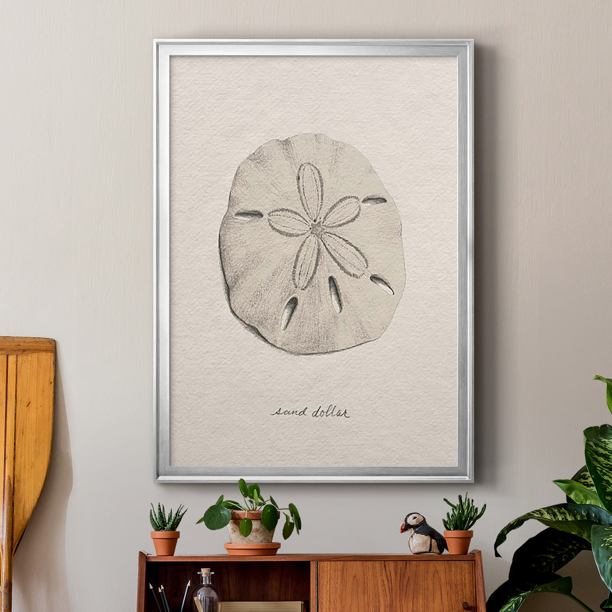 Shore Treasure Study III - Modern Framed Canvas Print