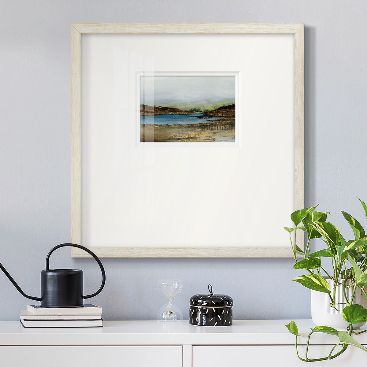 Lakeside Premium Framed Print Double Matboard