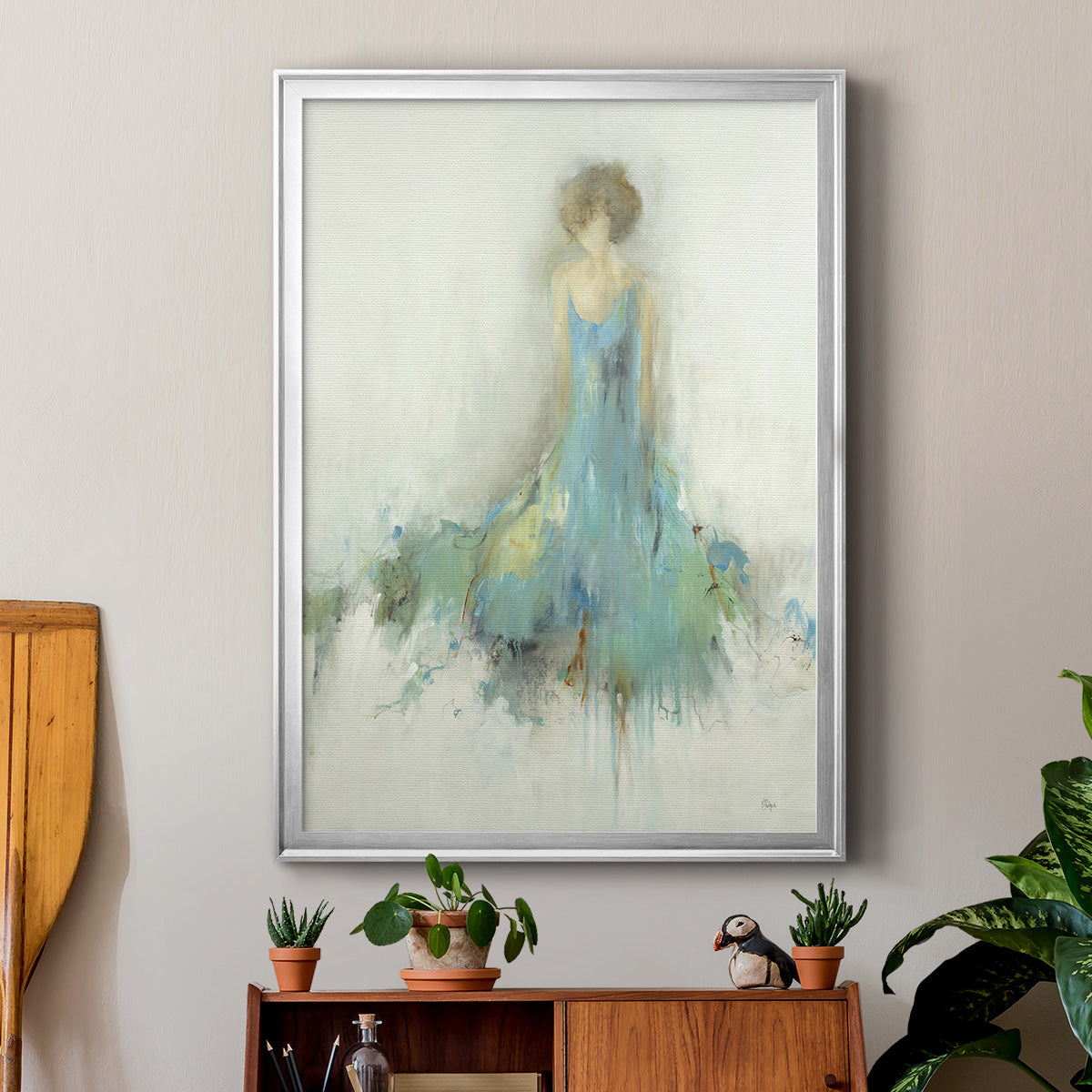 Reflection on You -  Framed Canvas Print