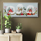 Snow Globe Village Collection D - Floater Framed Canvas Print