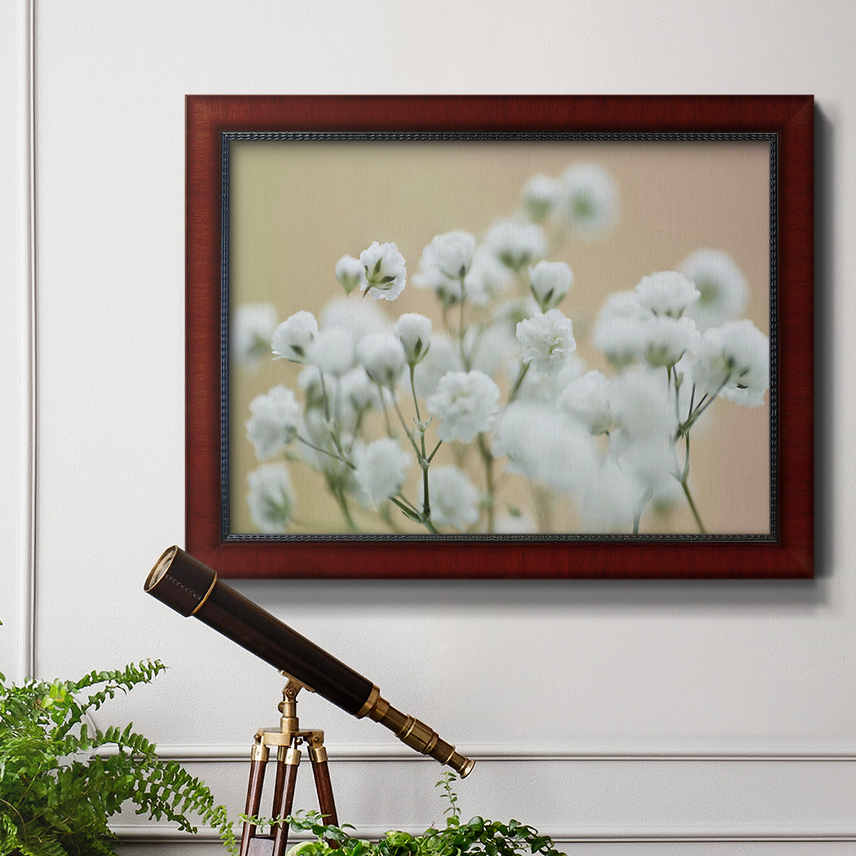 Baby's Breath Study II Premium Framed Canvas- Ready to Hang