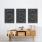 Morning Routine I - Floater Framed Canvas Set