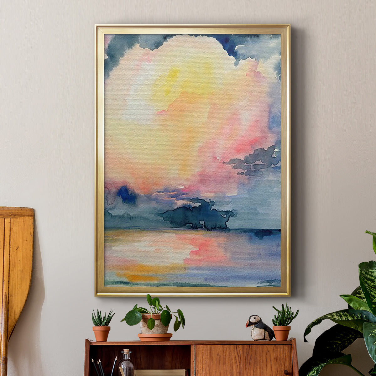 Prism Seascape I - Modern Framed Canvas Print