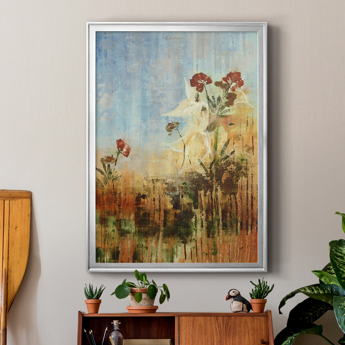 Dedicated to Spring - Modern Framed Canvas Print