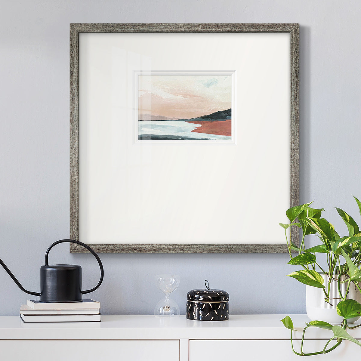 Paynes Coast II Premium Framed Print Double Matboard