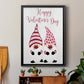 Valentines Gnomes - Modern Framed Canvas Print