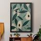 Monochrome Avocados - Modern Framed Canvas Print