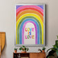 Love Loudly Collection B - Modern Framed Canvas Print