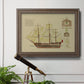 Antique Ship Plan VIII Premium Framed Canvas- Ready to Hang