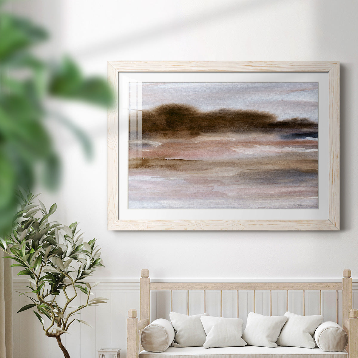 Autumnal Bay - Barnwood Framed Art Print