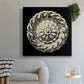 Black and Tan Rosette IV - Canvas Art Print