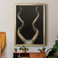 Spiral Antelope Horns -  Framed Canvas Print