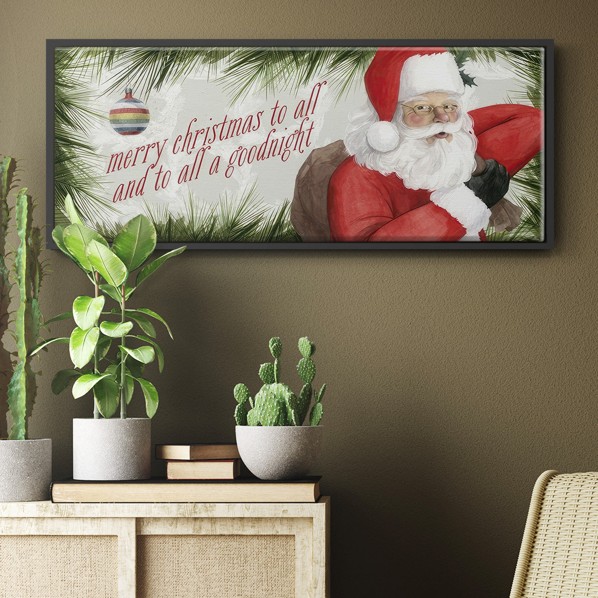 Arose Such a Clatter Collection D - Floater Framed Canvas Print