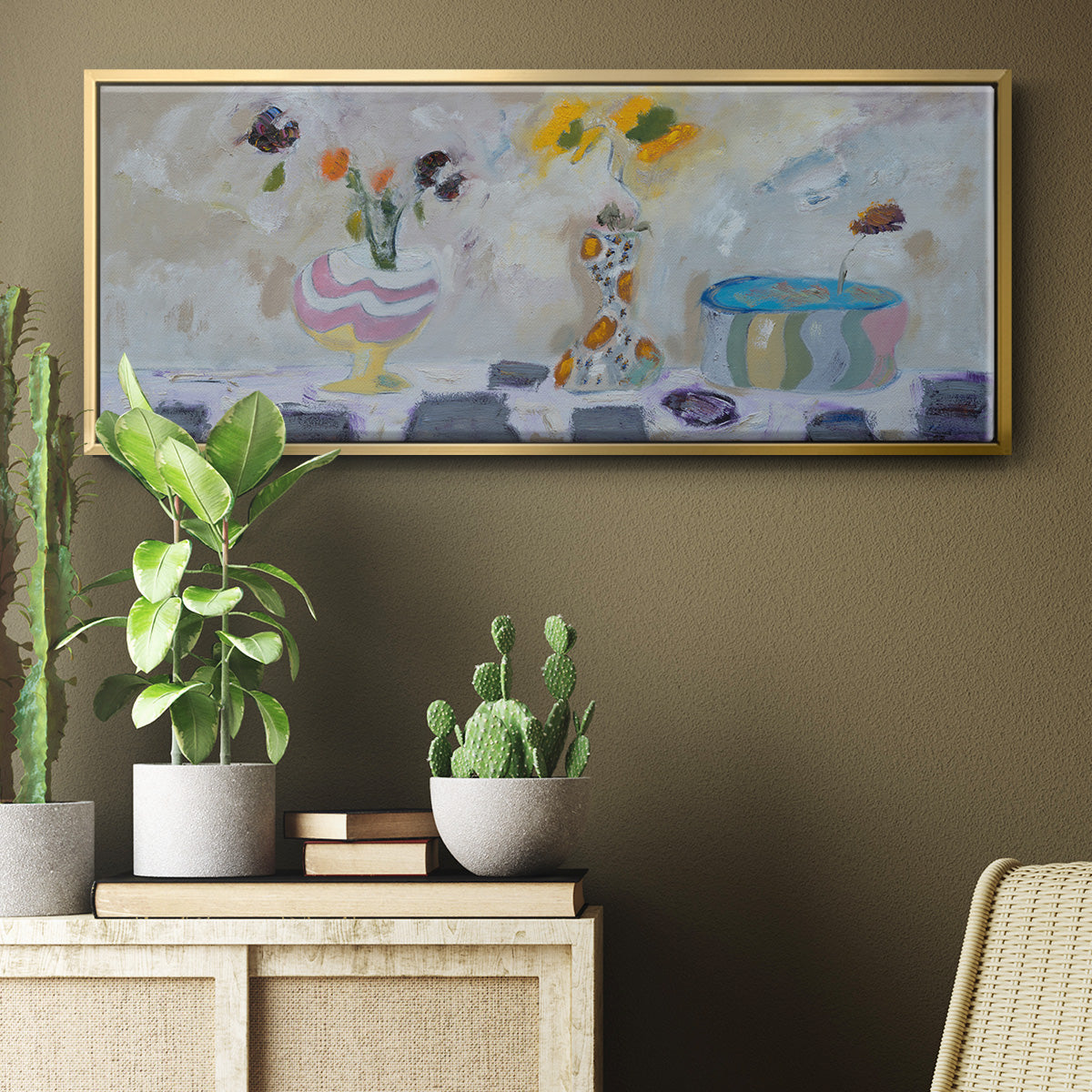 The Ring Leader - Floater Framed Canvas Print