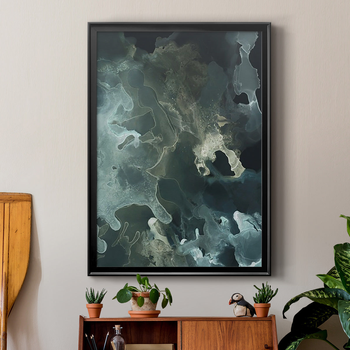 Gilded Spector I - Modern Framed Canvas Print