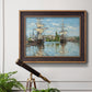 Ships Riding on the Seine - Ornate Framed Canvas Print