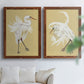 Heron Plumage V - Premium Framed Canvas 2 Piece Set - Ready to Hang