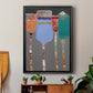 Tall Tulips - Modern Framed Canvas Print