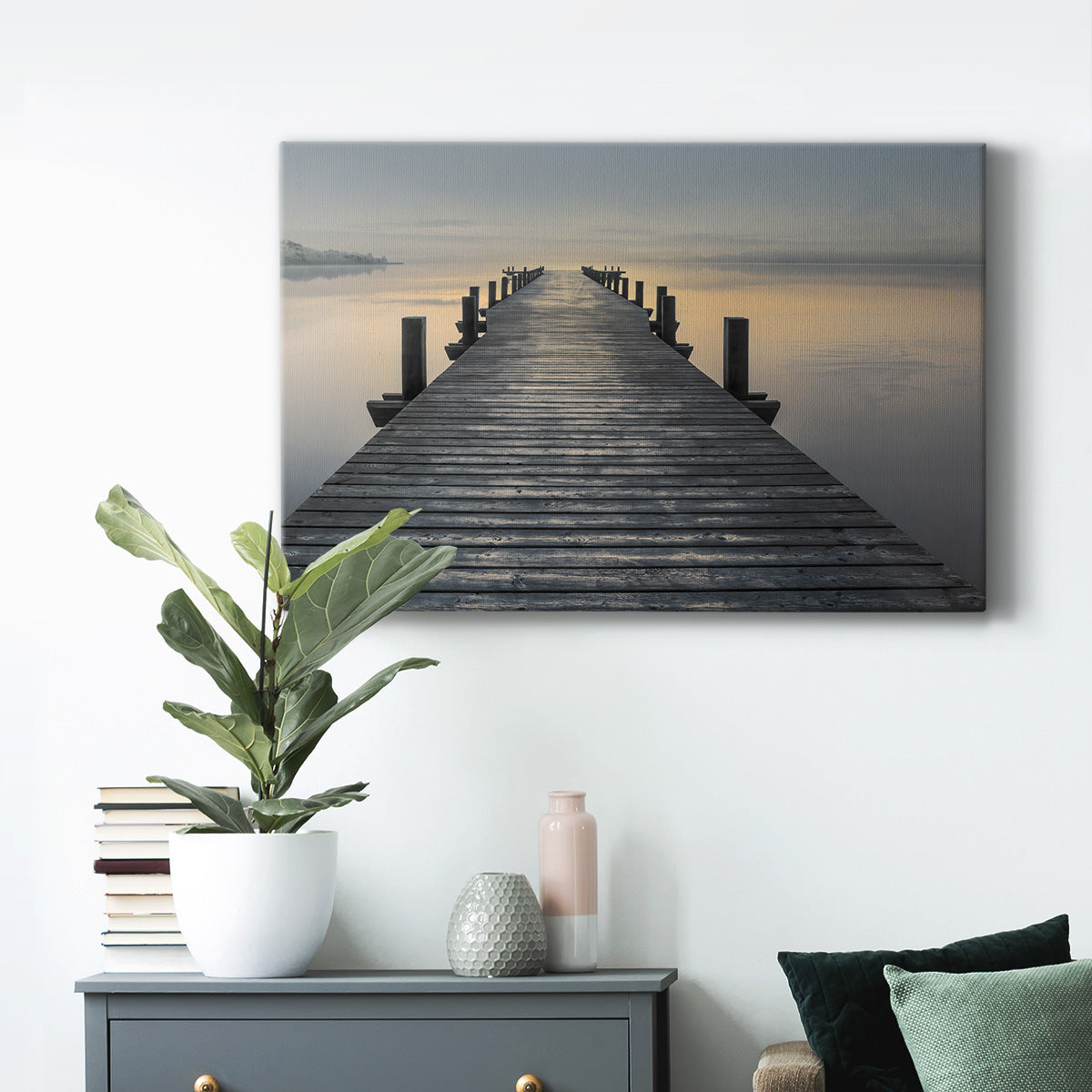 Sun Down Premium Gallery Wrapped Canvas - Ready to Hang