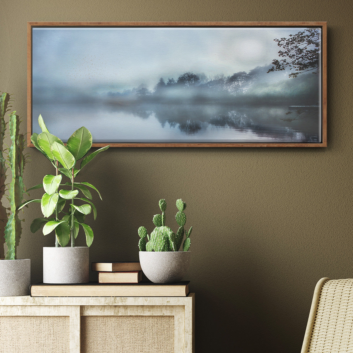 Morning Wonders - Floater Framed Canvas Print