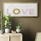 All You Need is Love - Floater Framed Canvas Print