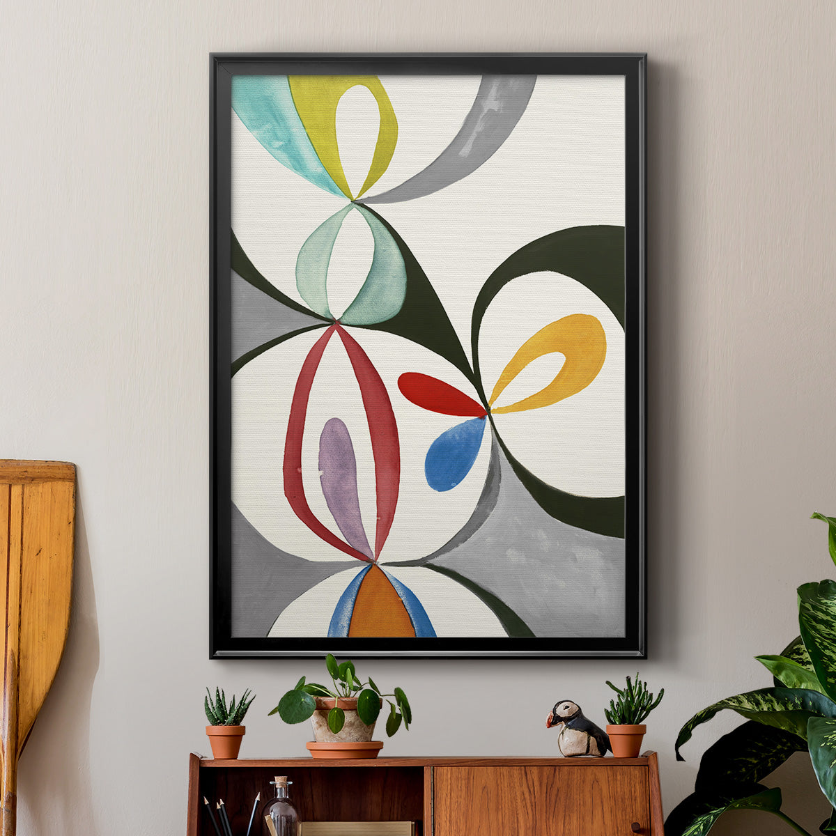 Magic Tricks III - Modern Framed Canvas Print