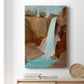 Turquoise Falls II Premium Gallery Wrapped Canvas - Ready to Hang