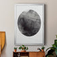 Graphite Moon I - Modern Framed Canvas Print