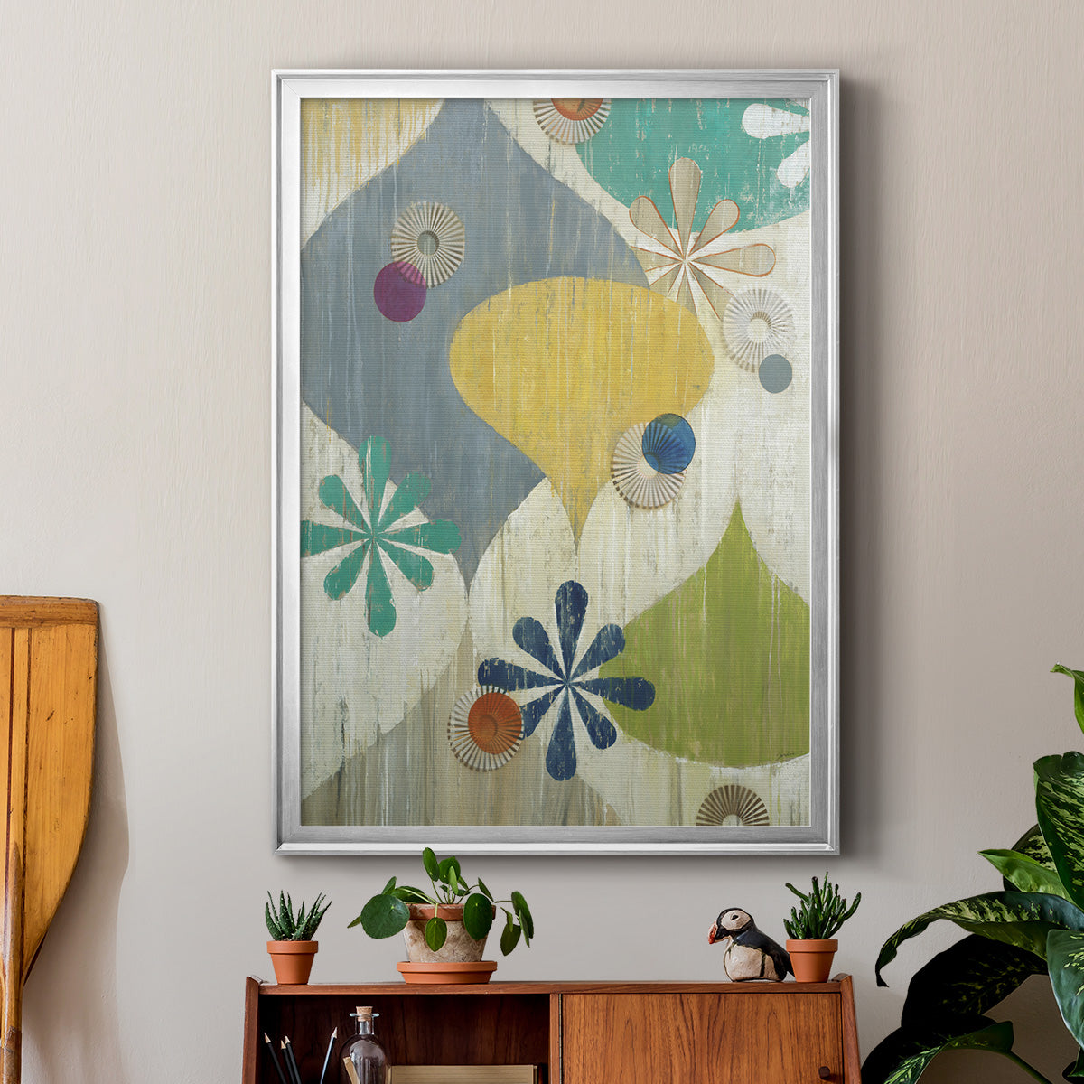 Asterisk - Modern Framed Canvas Print