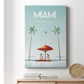 Illustrated Miami Beach II Premium Gallery Wrapped Canvas - Ready to Hang