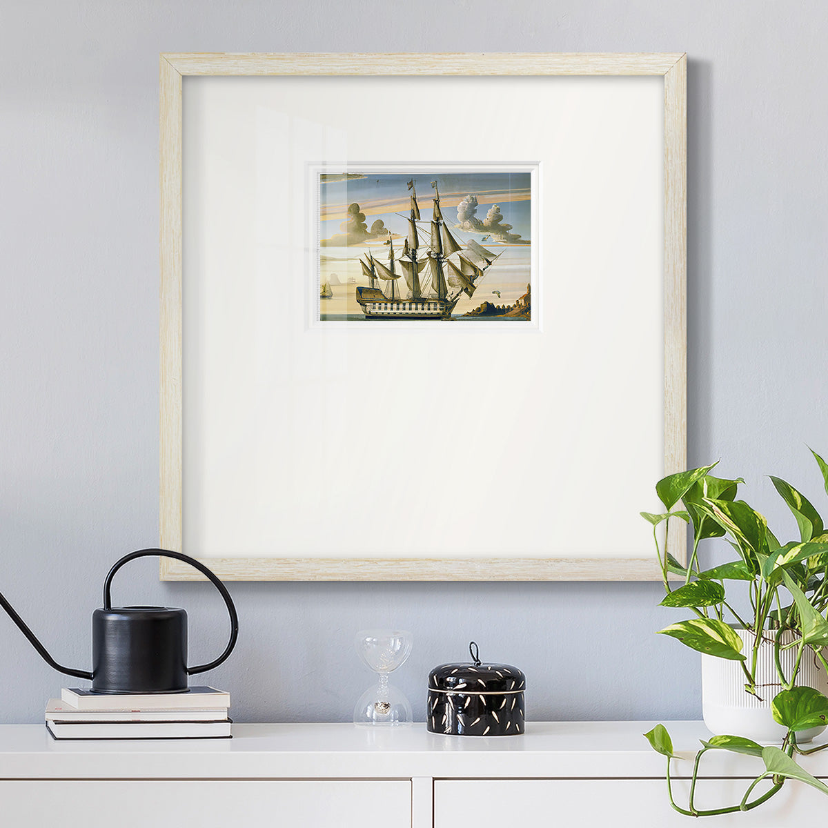 Frigate Premium Framed Print Double Matboard