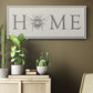 Bee Home - Floater Framed Canvas Print
