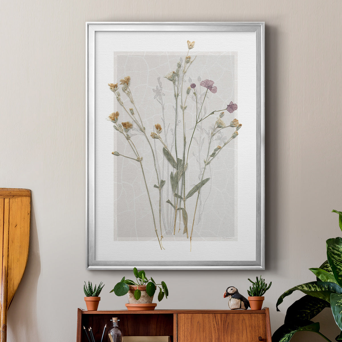 Field Study Page II - Modern Framed Canvas Print