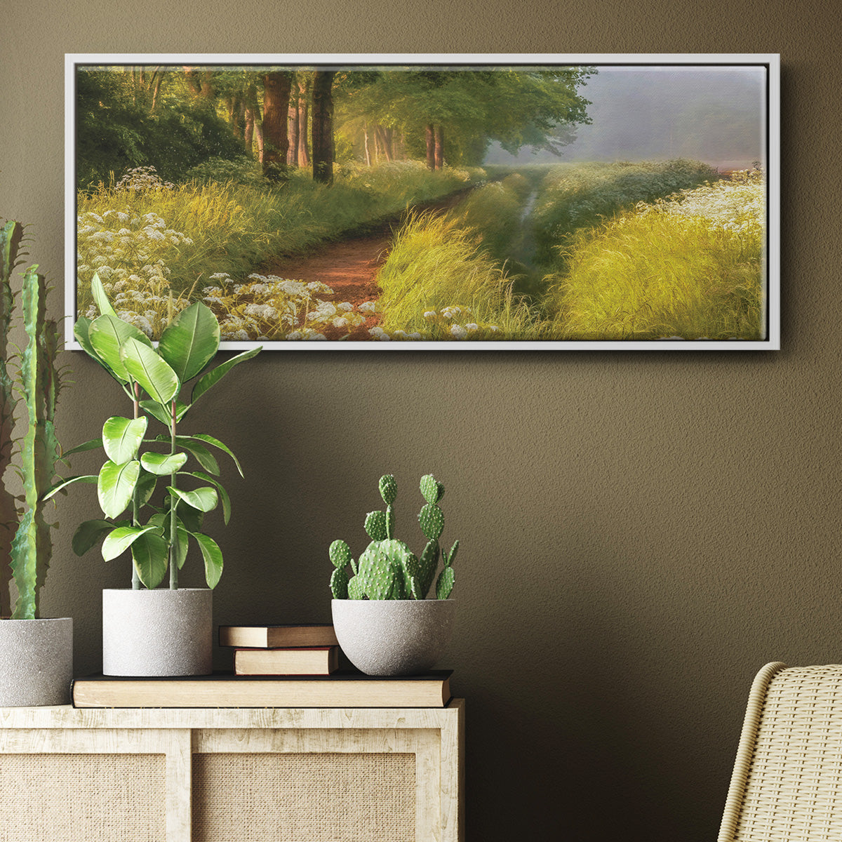 Spring in Holland - Floater Framed Canvas Print