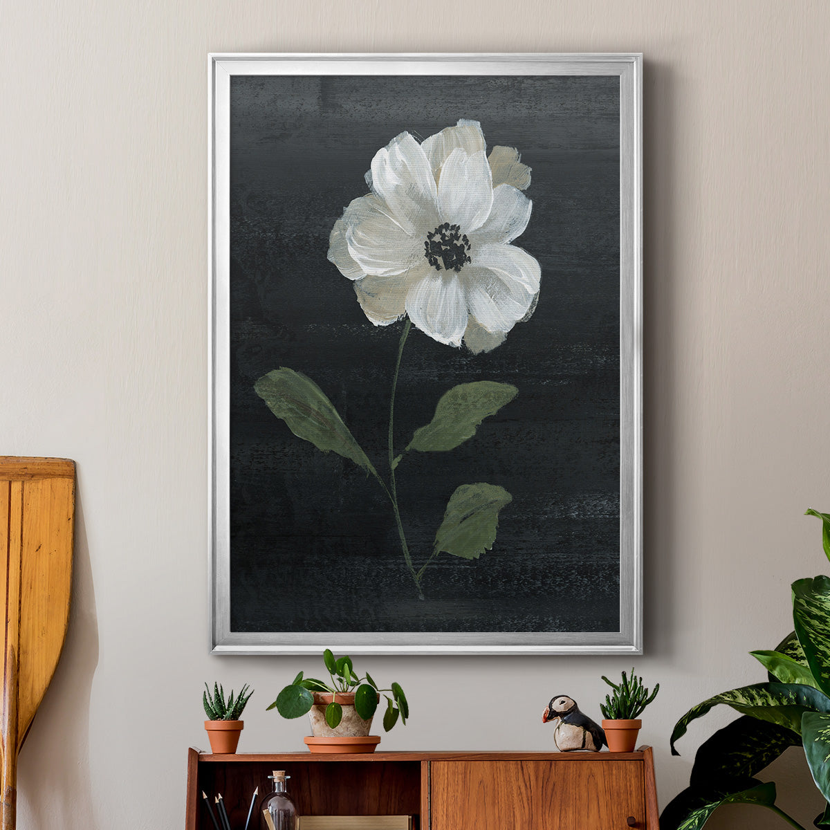 Country Botanical I - Modern Framed Canvas Print