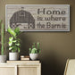 Home & Farm III - Floater Framed Canvas Print