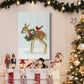 Winter Woodland Creatures with Cardinals II - Gallery Wrapped Canvas