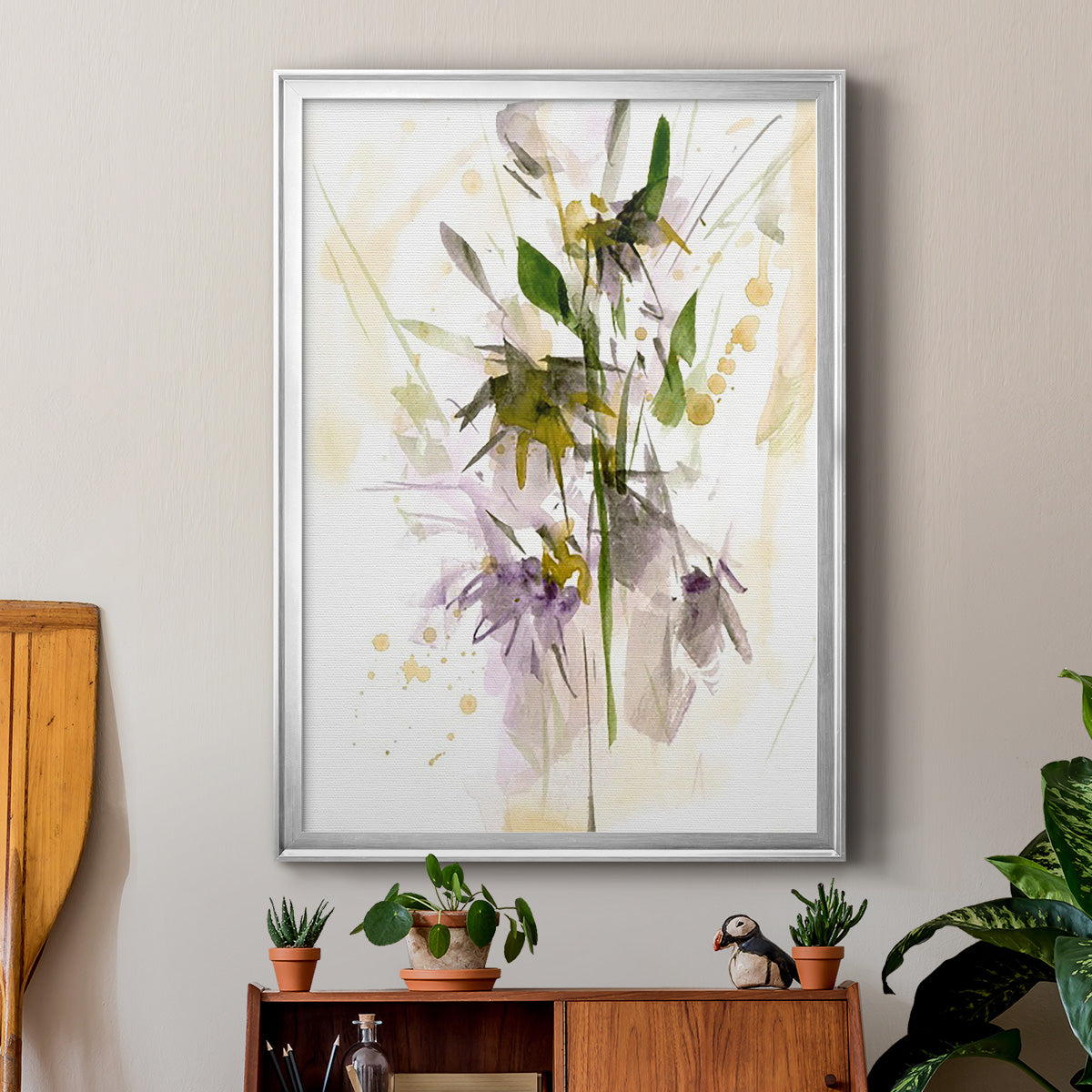 After Rain I - Modern Framed Canvas Print