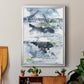Blue Memories II - Modern Framed Canvas Print