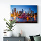 Downtown Chicago At Night - Canvas Art Print