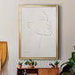 Portrait Sketch I - Modern Framed Canvas Print