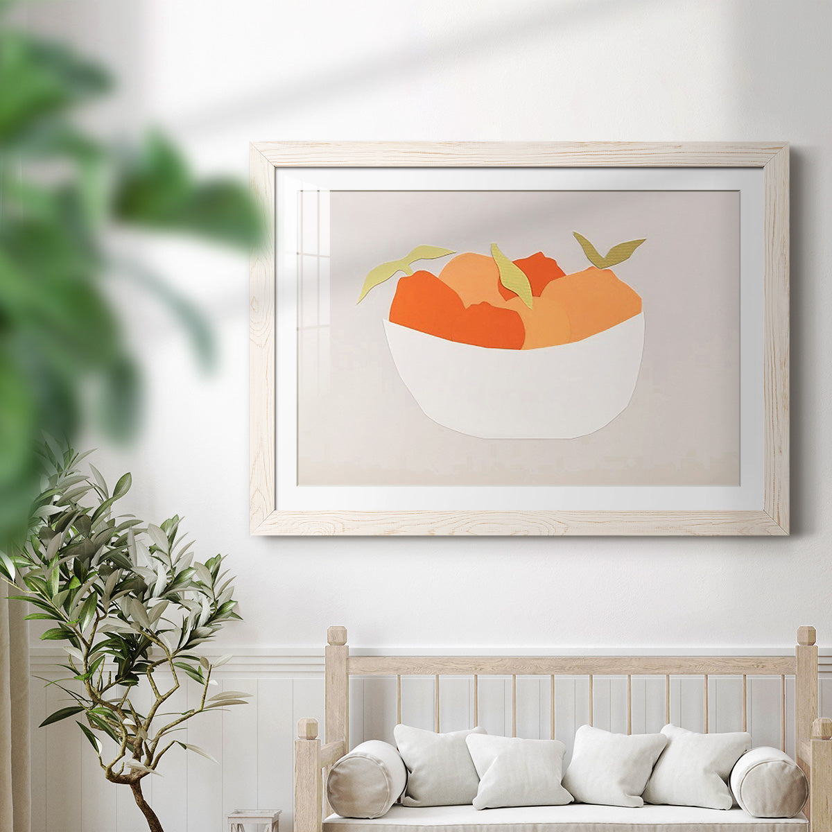 Sumo Citrus II - Barnwood Framed Art Print