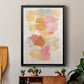 Warm Petals II - Modern Framed Canvas Print