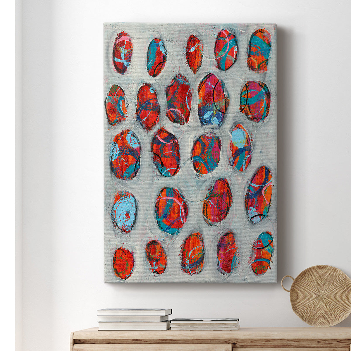 Abstract Circles II Premium Gallery Wrapped Canvas - Ready to Hang