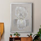 White Iris I - Modern Framed Canvas Print